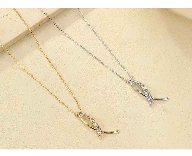 Luna Crystal Pendant Necklace