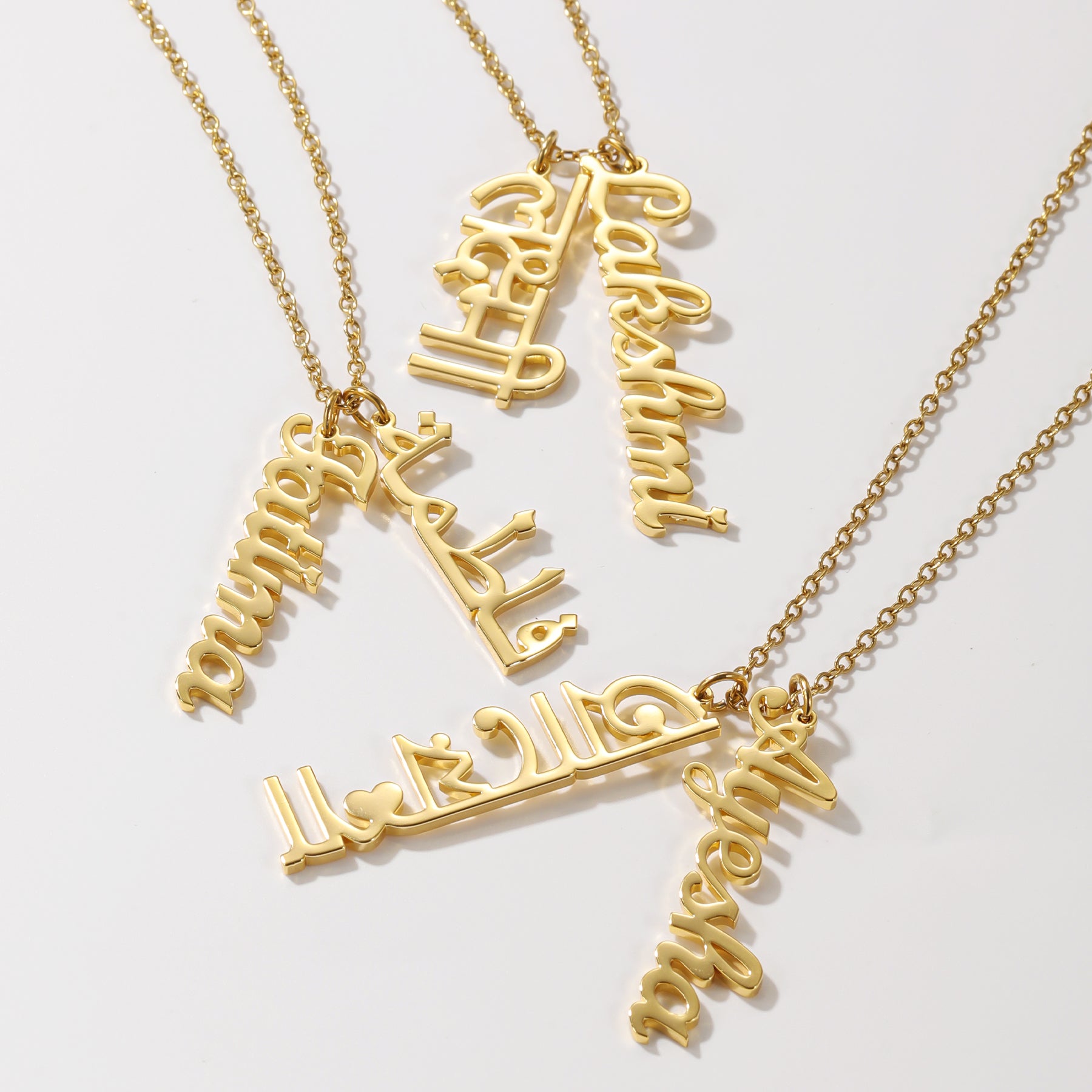 Custom Multi-Name Hanging Necklace - Nuriale