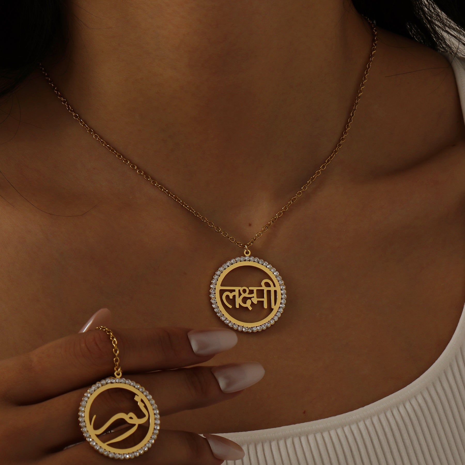 Custom Name Crystal Necklace - Nuriale