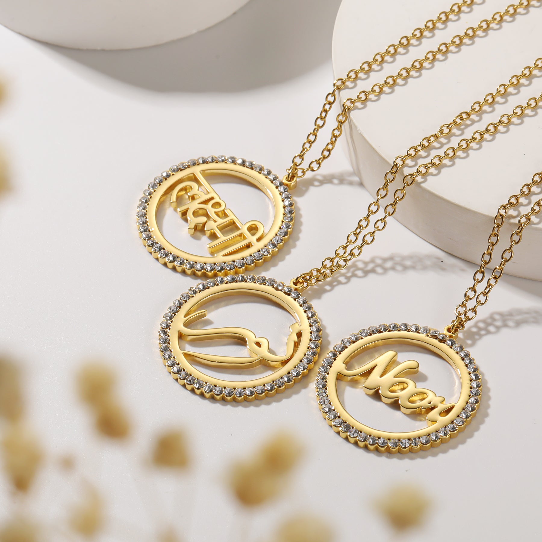 Custom Name Crystal Necklace - Nuriale