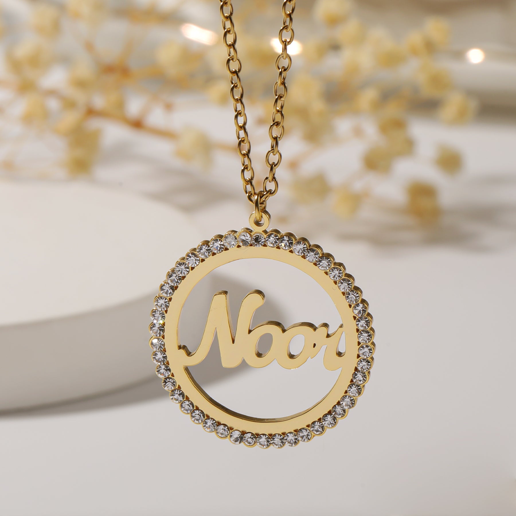 Custom Name Crystal Necklace - Nuriale