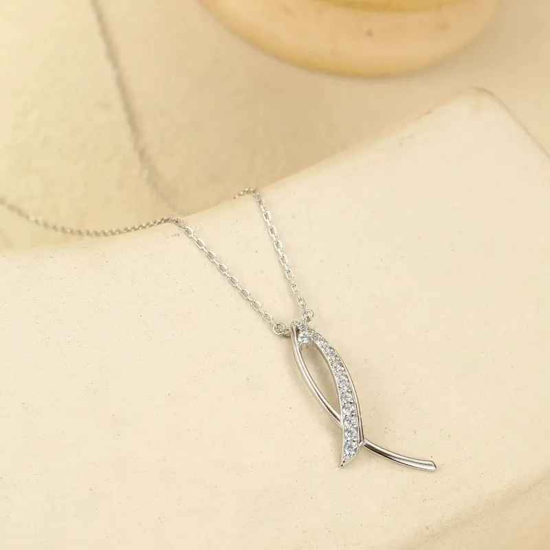 Luna Crystal Pendant Necklace
