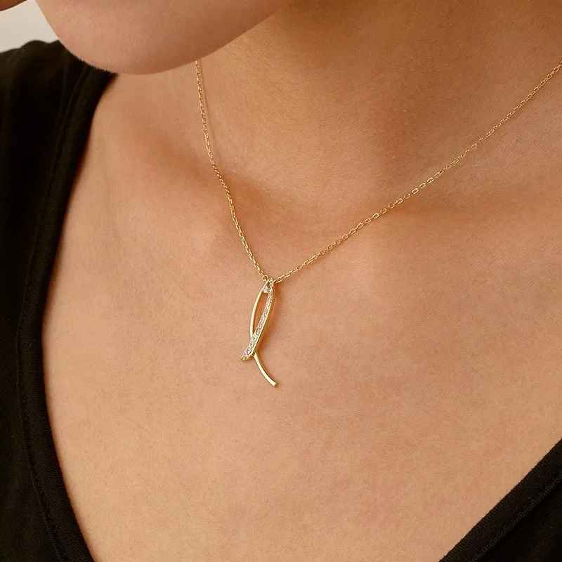 Luna Crystal Pendant Necklace