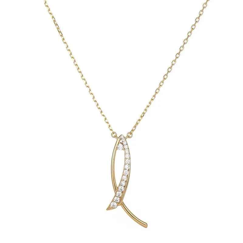 Luna Crystal Pendant Necklace