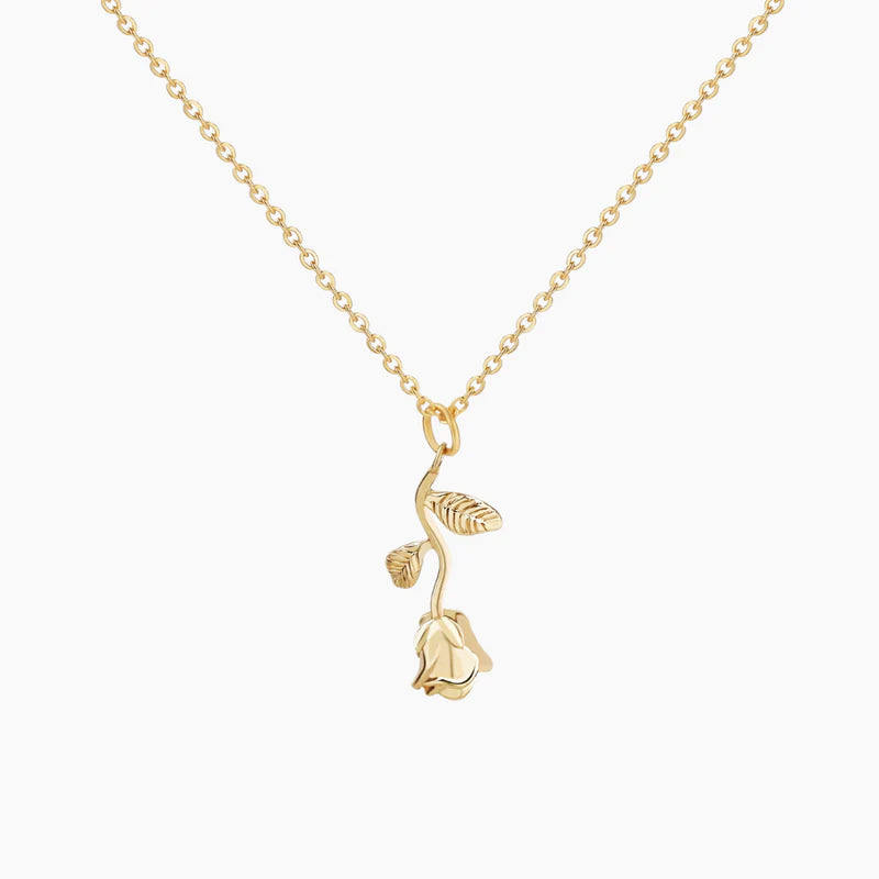 Hanging Rose Necklace - Nuriale