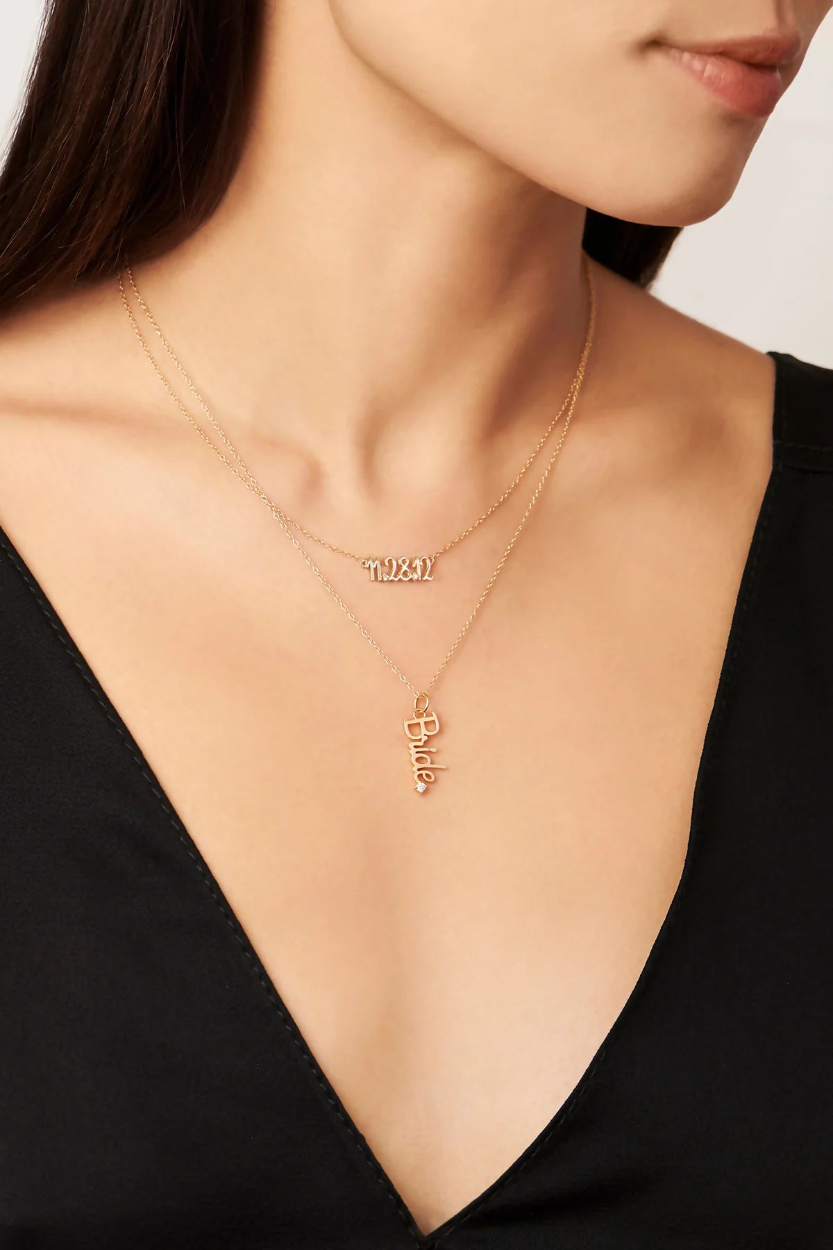 Custom Date Necklace V2 - Nuriale
