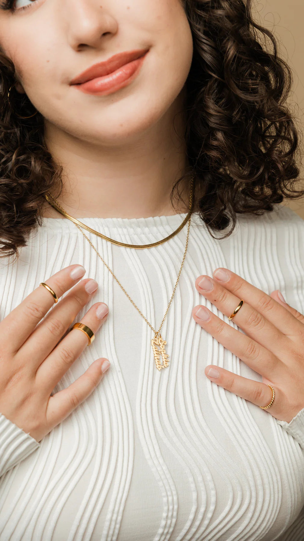 Custom Multi-Name Hanging Necklace - Nuriale