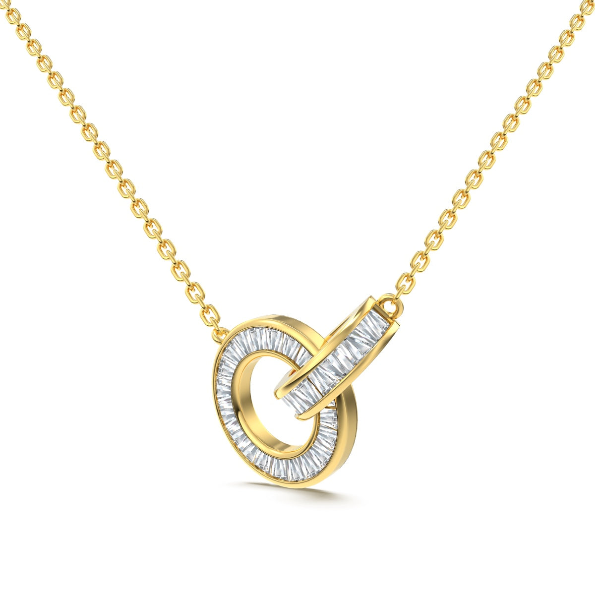 Interlocking Circle Necklace - Nuriale