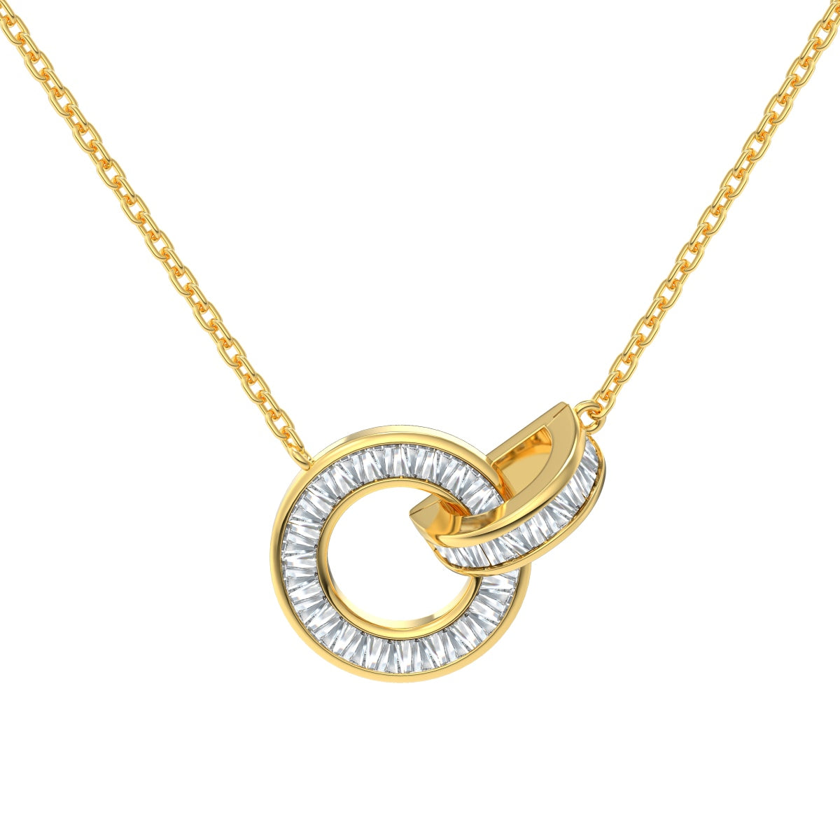Interlocking Circle Necklace - Nuriale