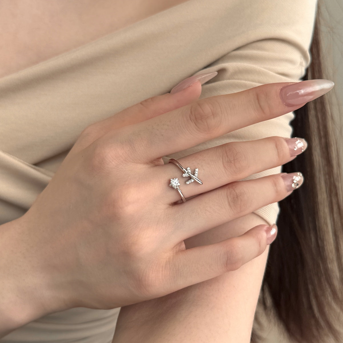Airplane and Star Ring - Adjustable Chic Design | Nuriale
