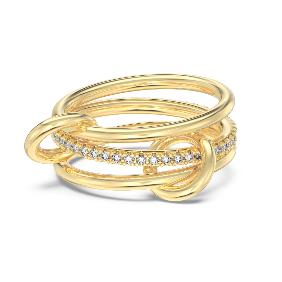Interlocked Stack Ring - Nuriale