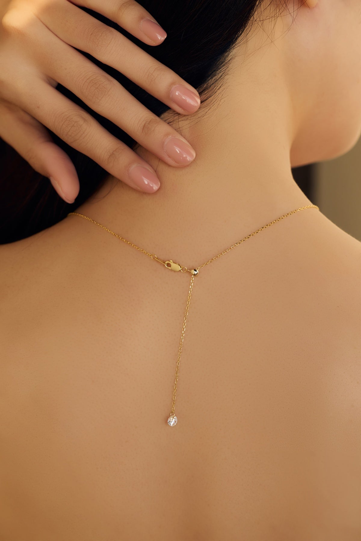 Twinkling Tear Drop Necklace
