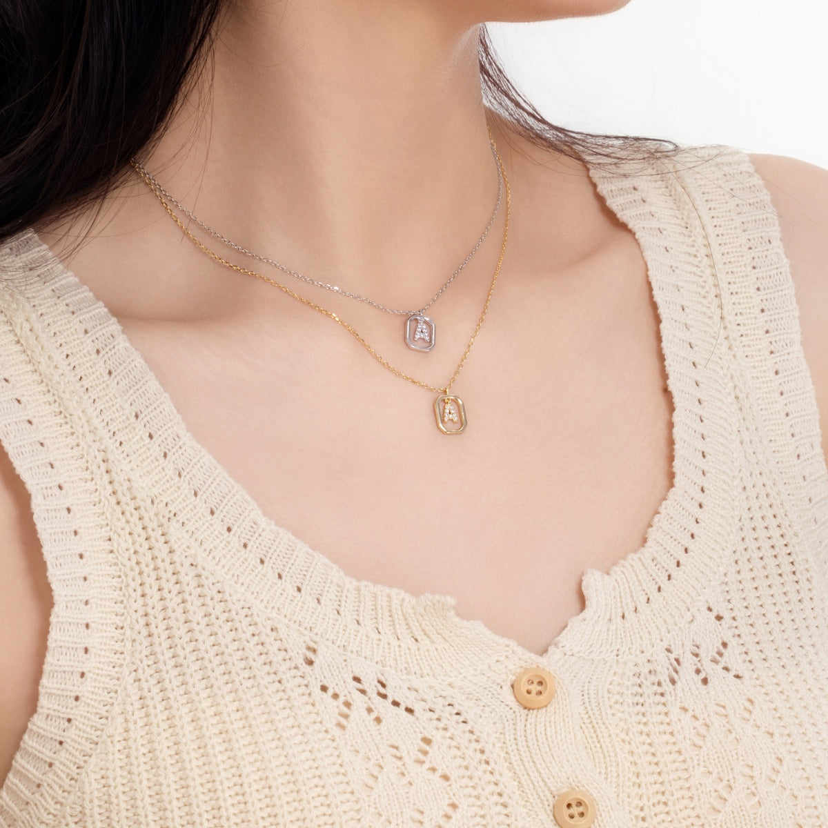 Free Fall Name Necklace - Nuriale