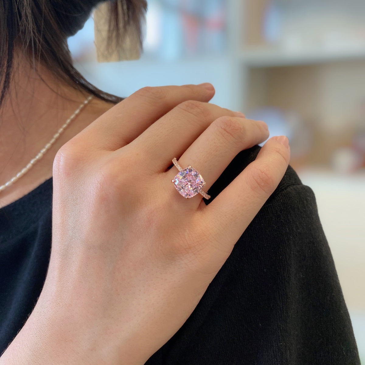 The Pink Statement Ring - Nuriale