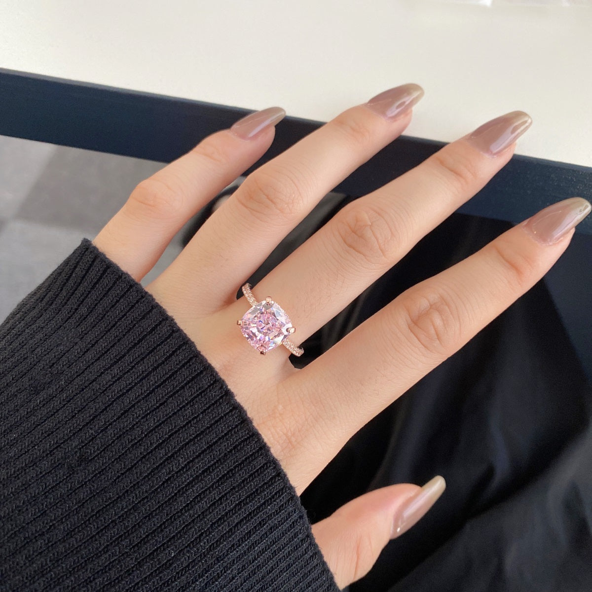 The Pink Statement Ring - Nuriale