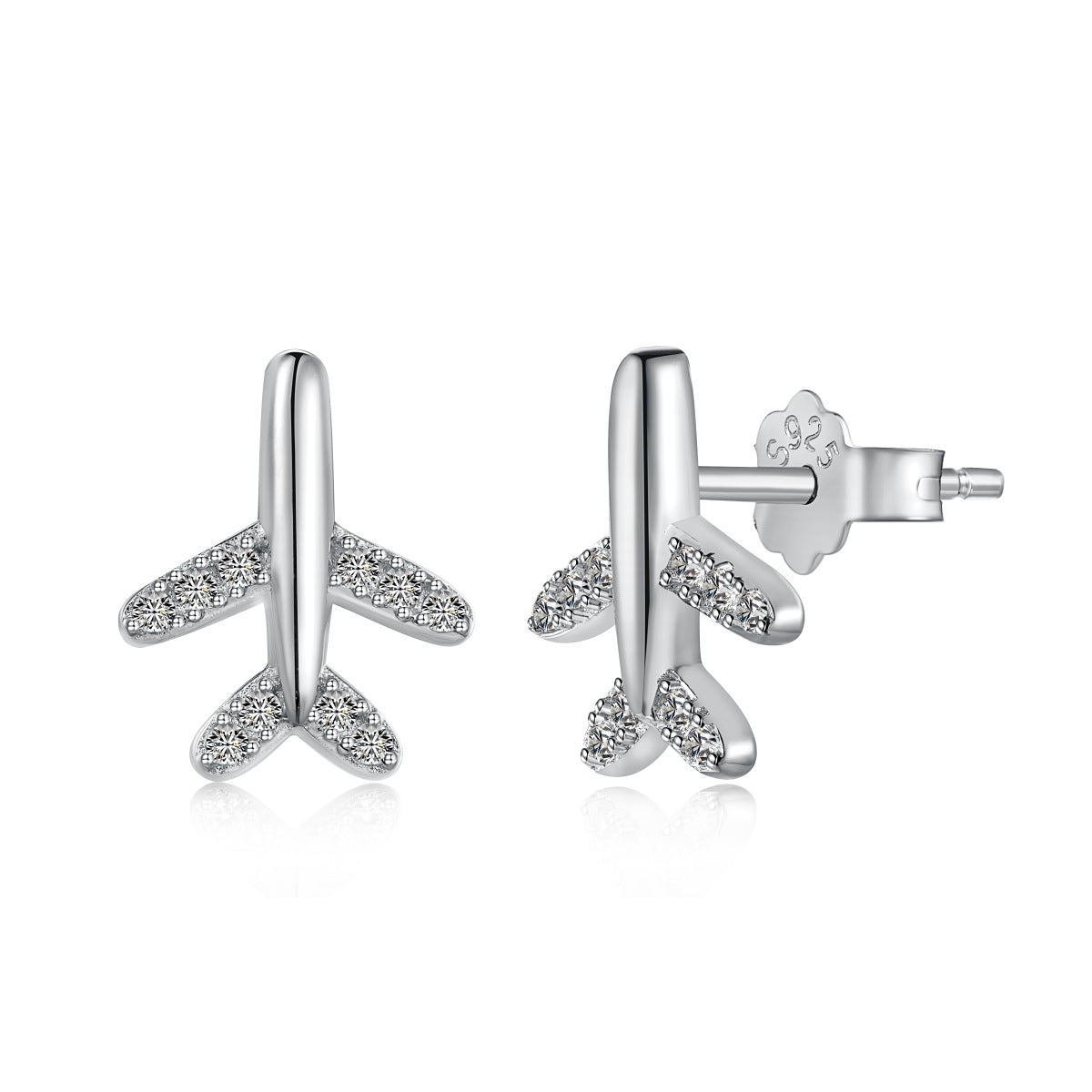 Airplane Earrings - Fun Aviation-Inspired Accessory | Nuriale