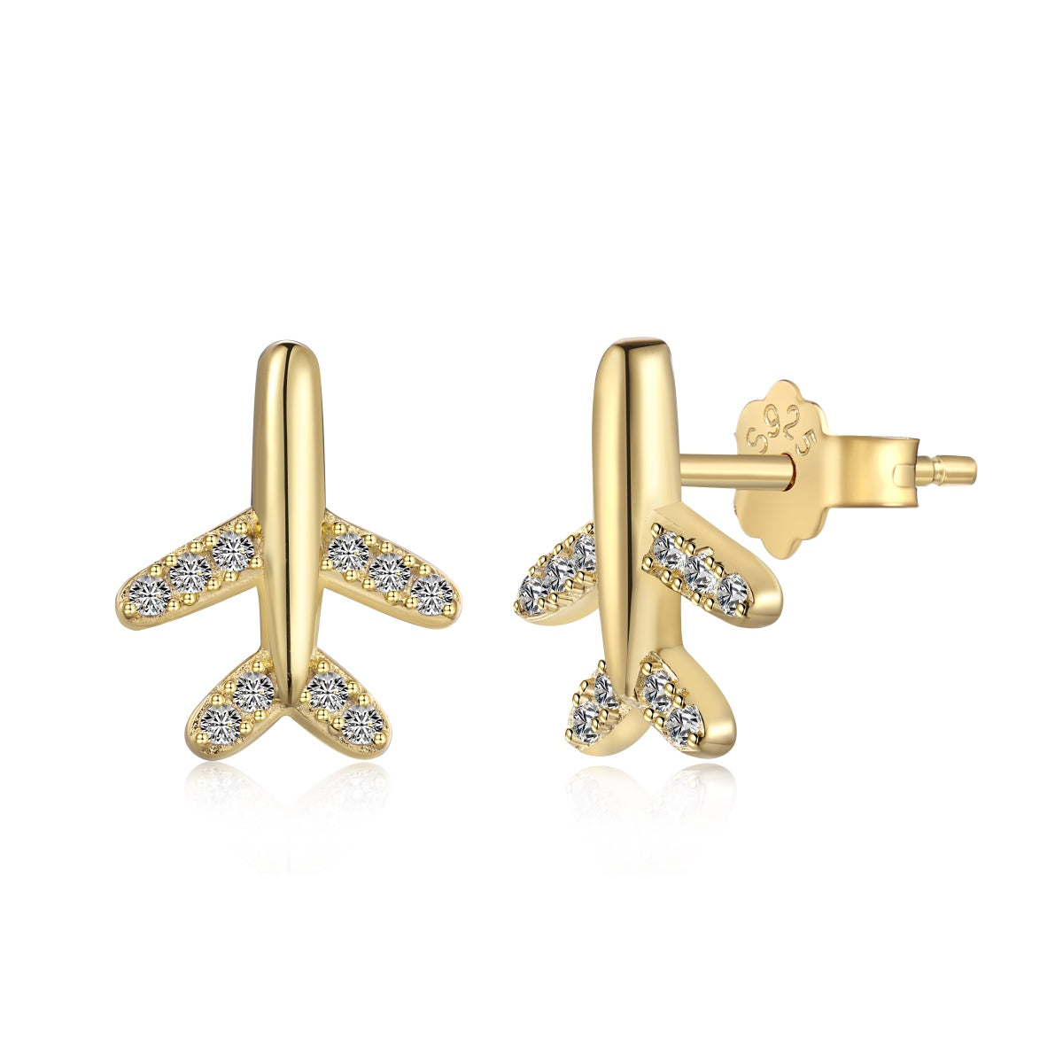 Airplane Earrings - Fun Aviation-Inspired Accessory | Nuriale