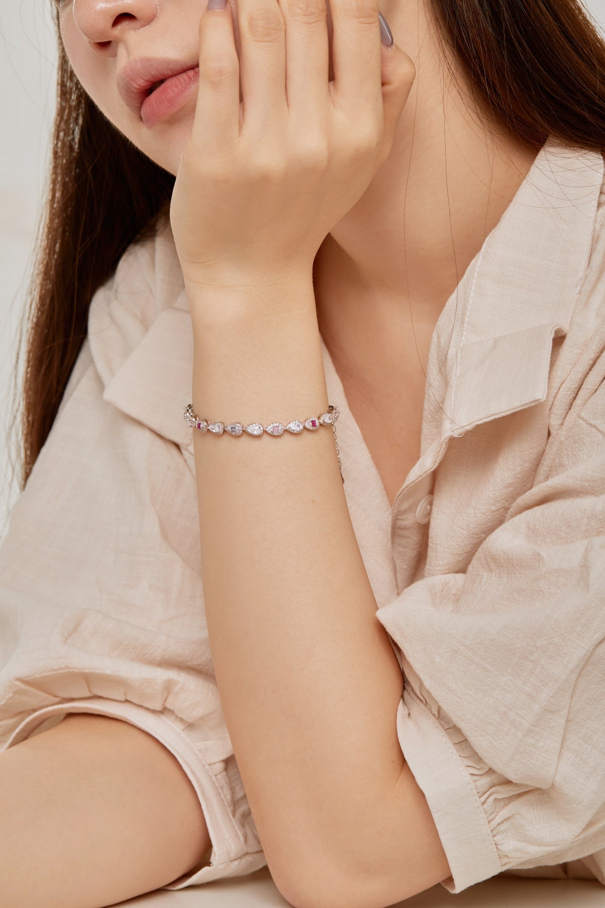 Teardrop Gemstone Bracelet - Nuriale