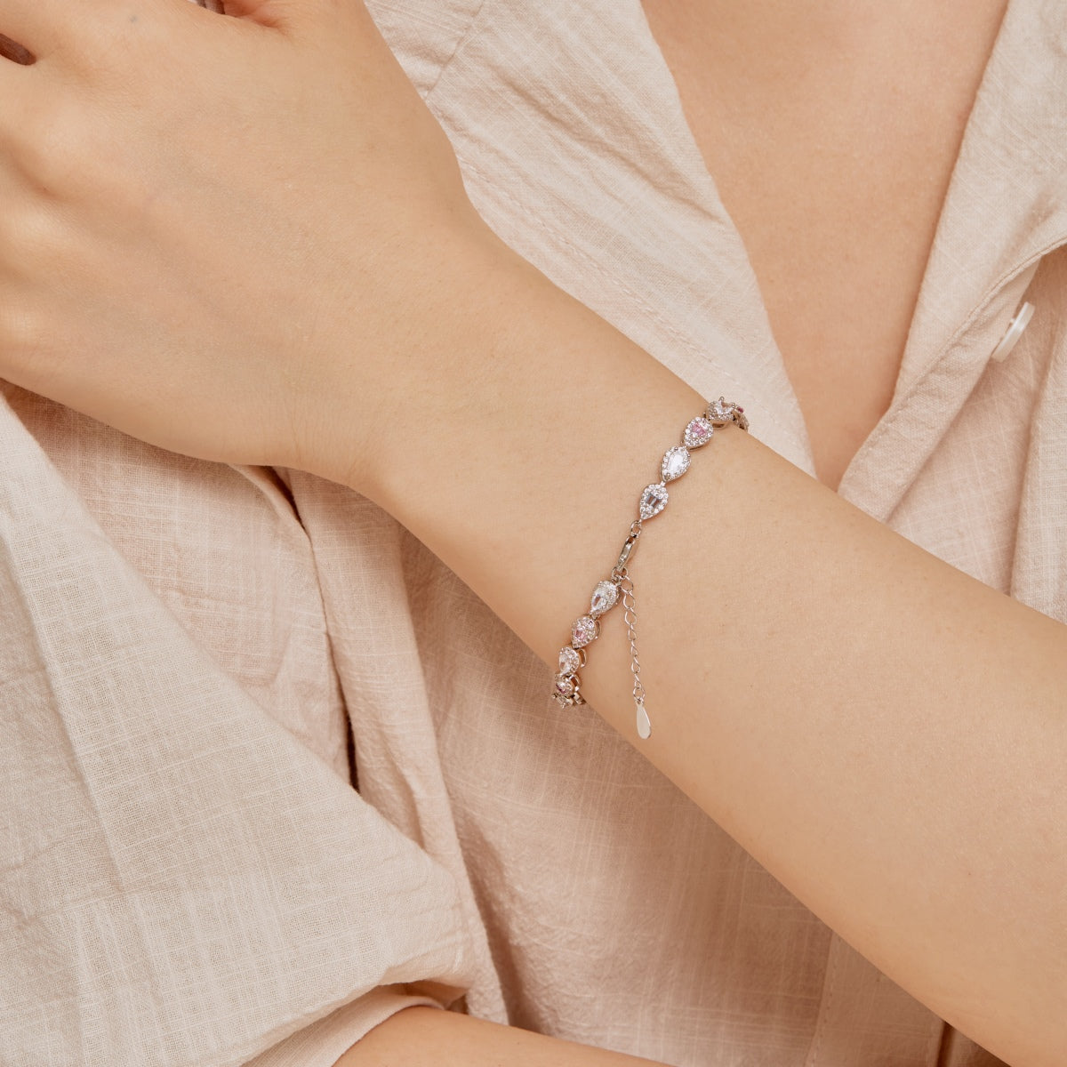 Teardrop Gemstone Bracelet - Nuriale