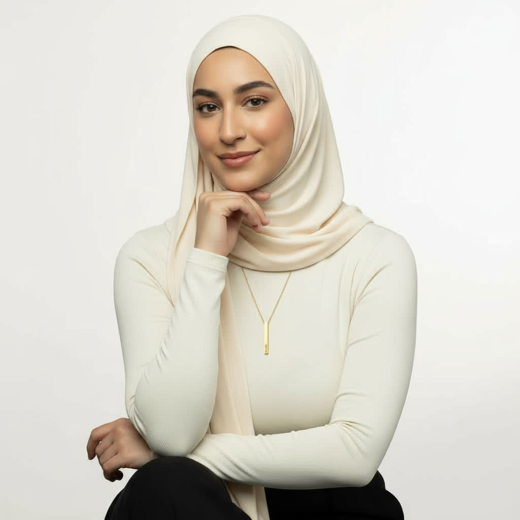 Custom Engraved 3D Bar Necklace - Nuriale