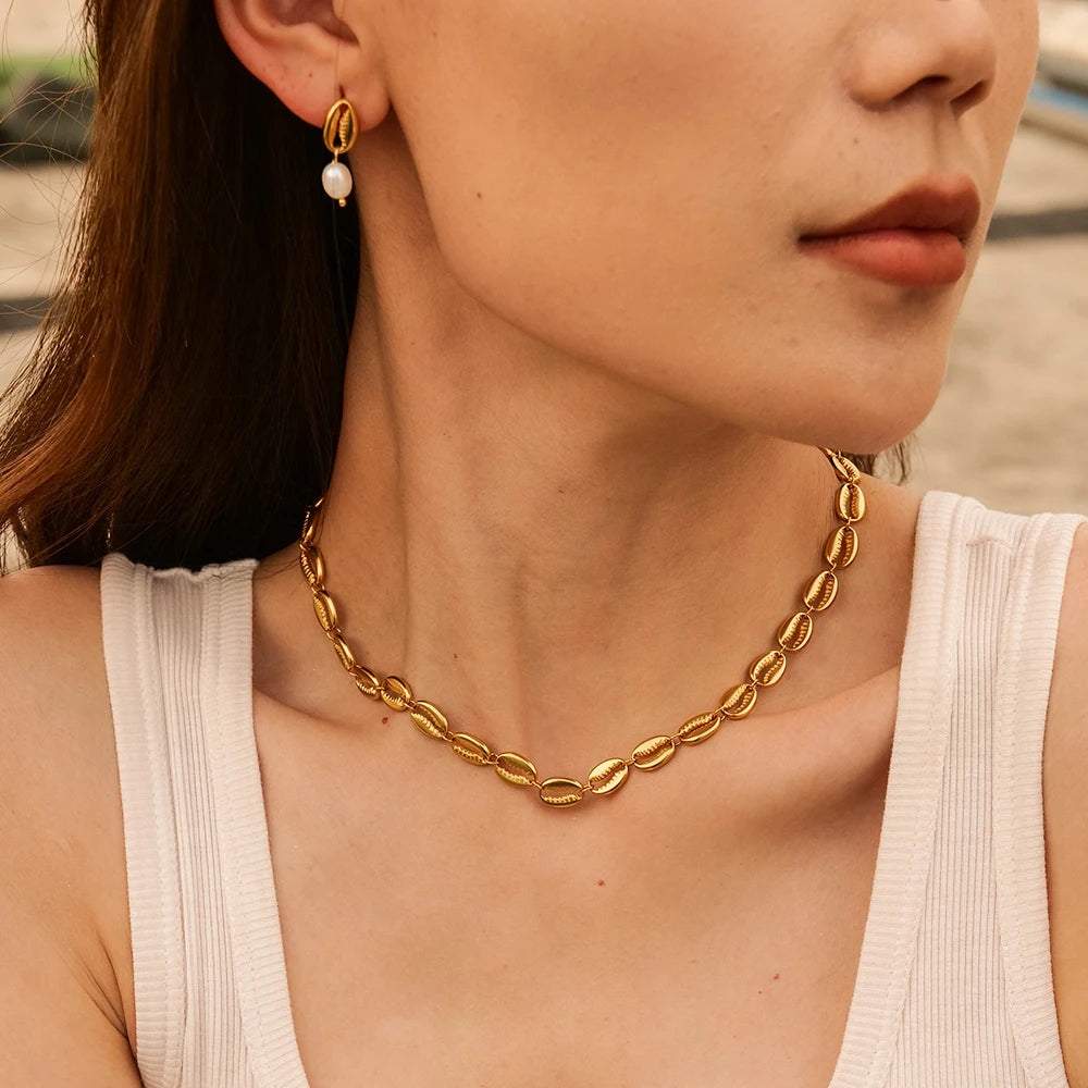 Cowrie Shell Necklace - Nuriale