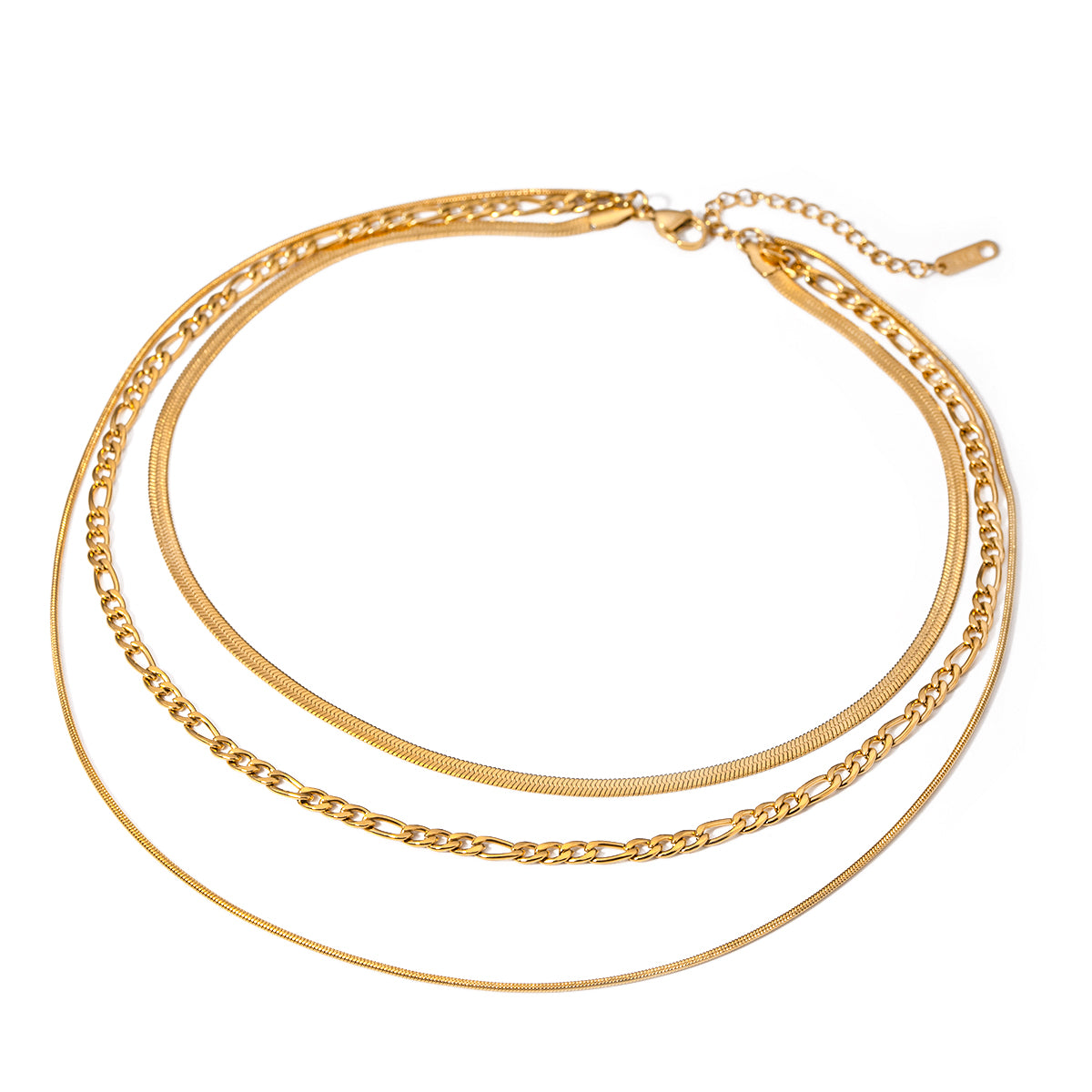 Elegant Chic Layered Necklace - Nuriale