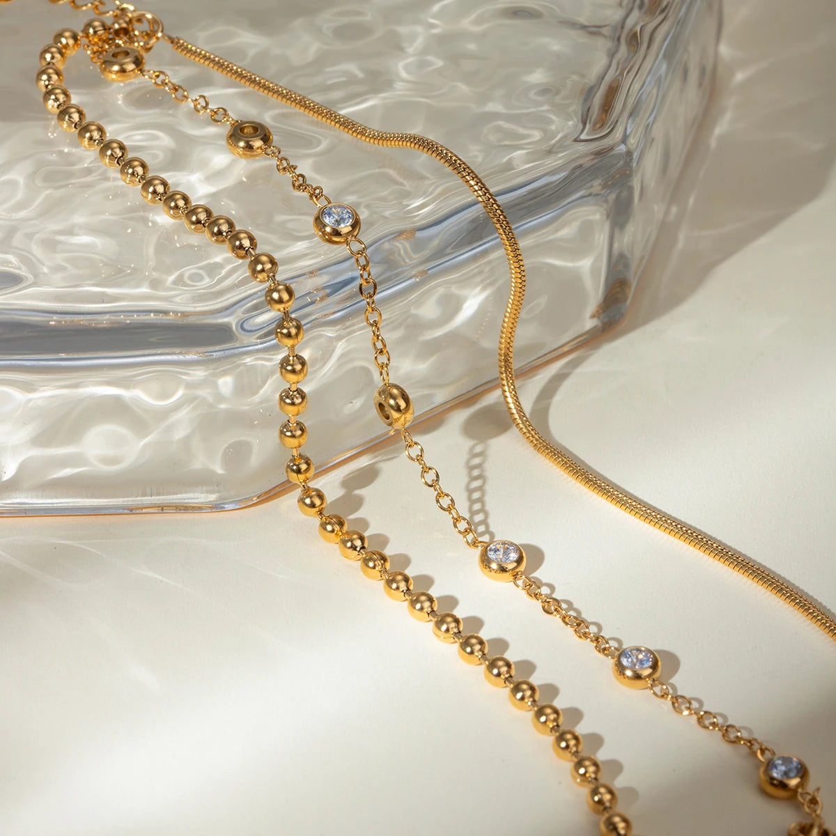 Sparkling Multi-Layer Cubic Zirconia Bracelet - Nuriale