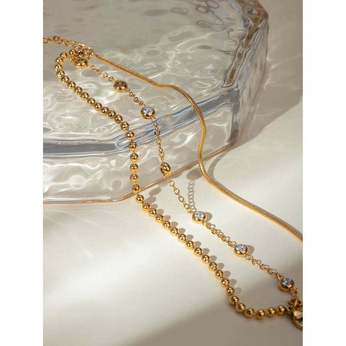 Sparkling Multi-Layer Cubic Zirconia Bracelet - Nuriale