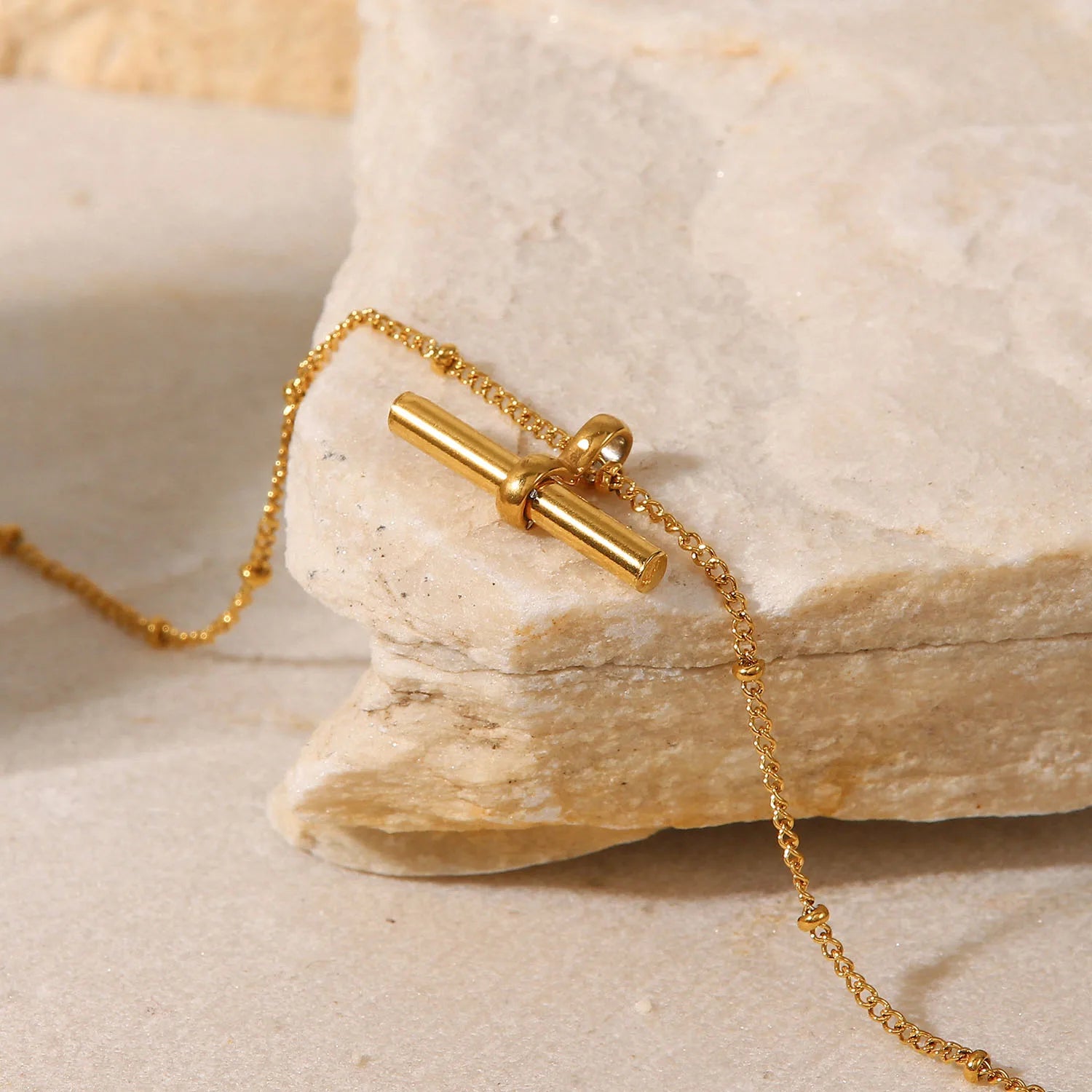 T-Bar Beaded Anklet - Nuriale