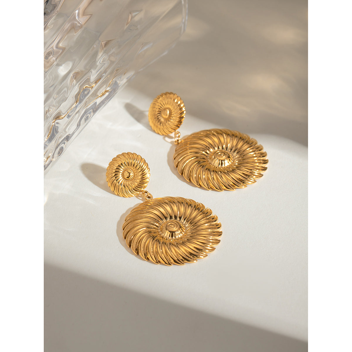 Spiral Drop Earrings - Nuriale