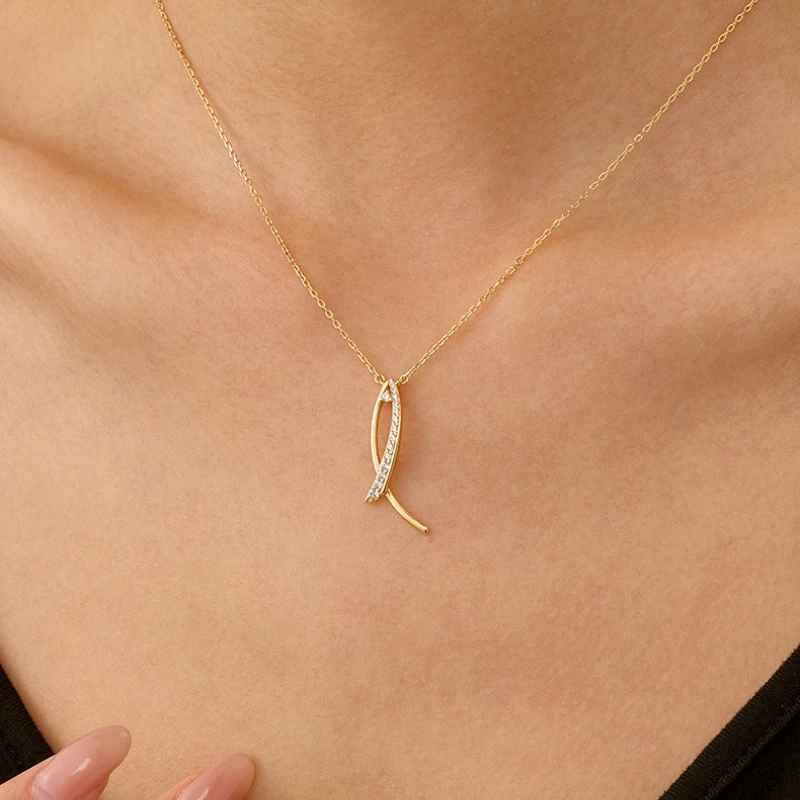 Luna Crystal Pendant Necklace