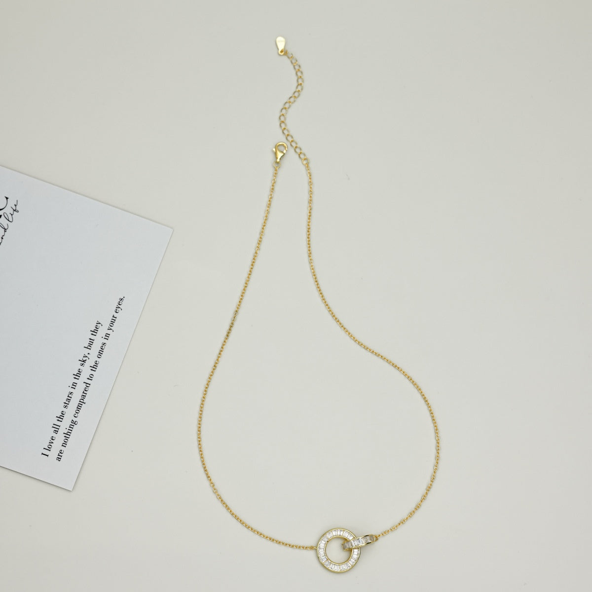 Interlocking Circle Necklace - Nuriale