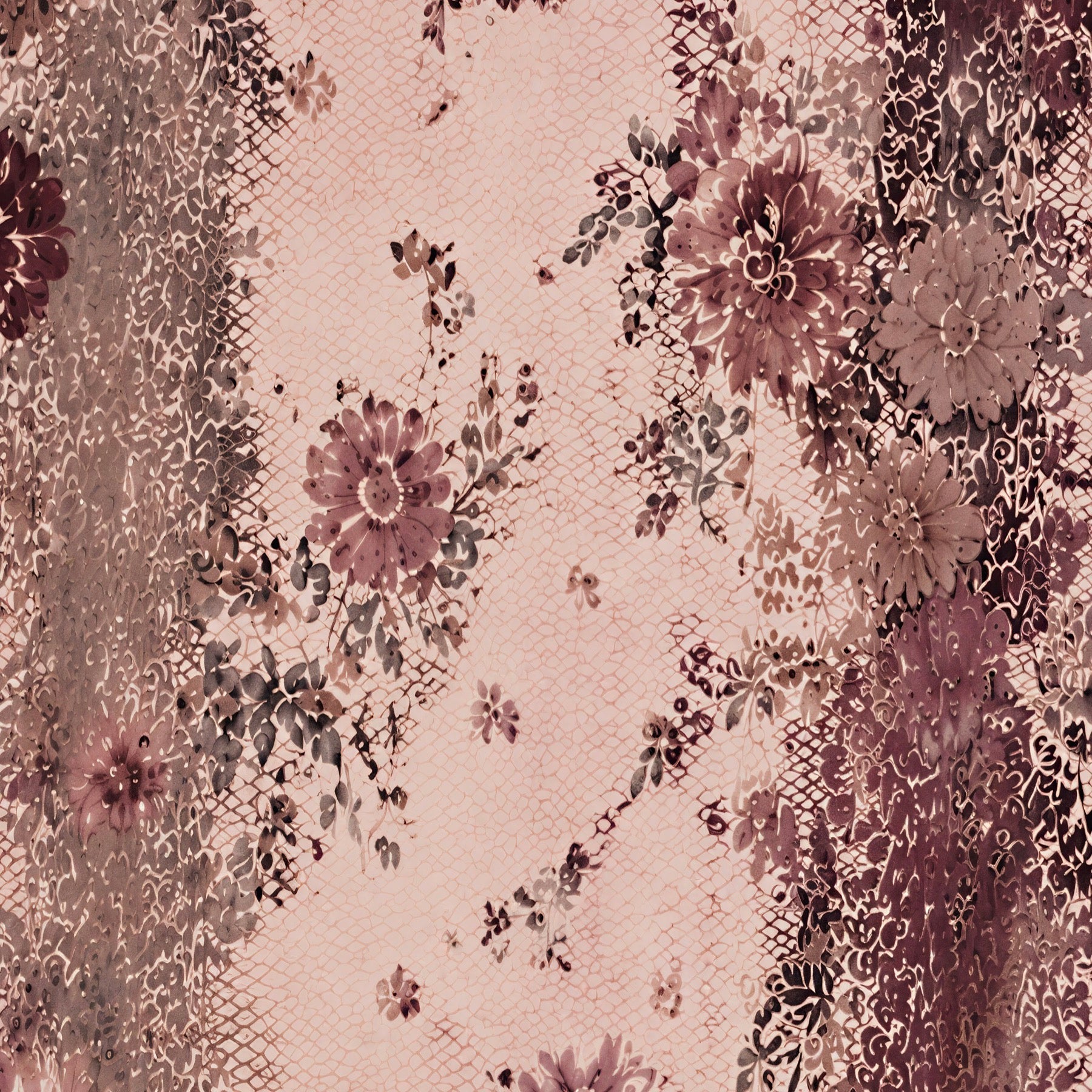 Aveline bamboo modal hijab — print detail