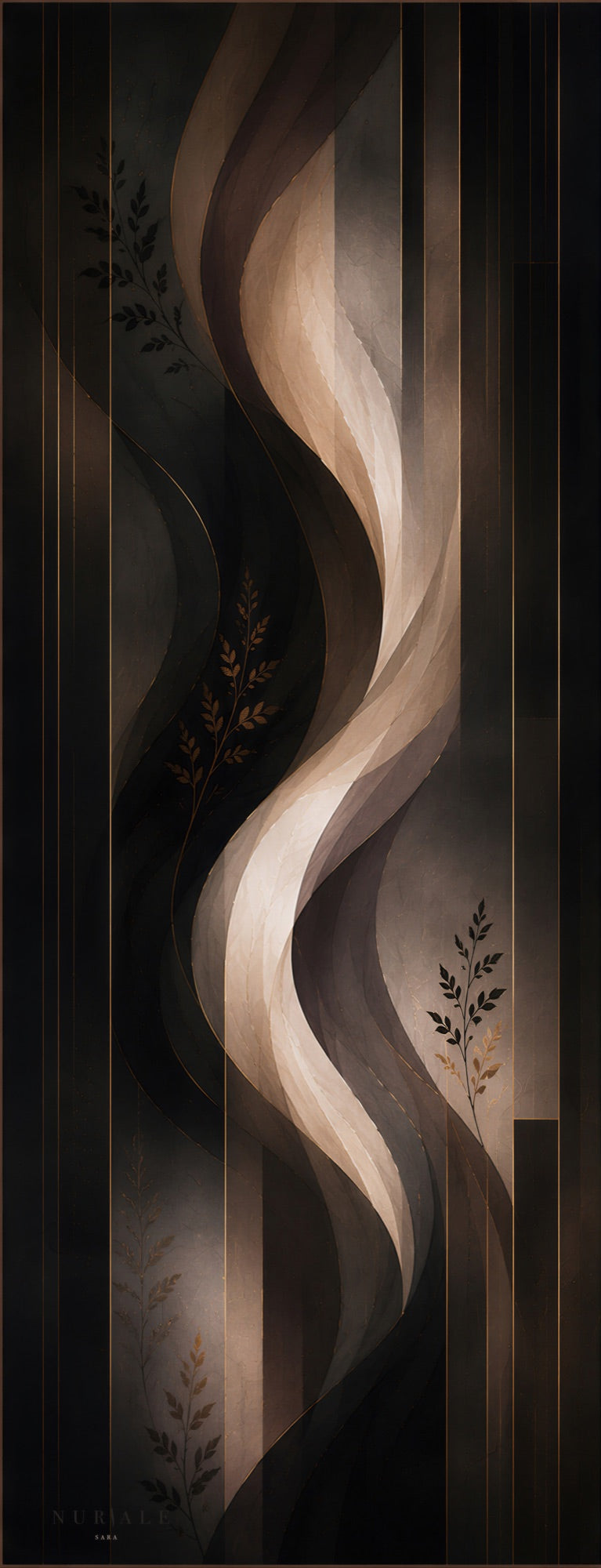 Sara bamboo modal hijab — full print